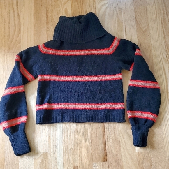 Wild Fable Striped Turtleneck Pullover Sweater NWT - Picture 2 of 10